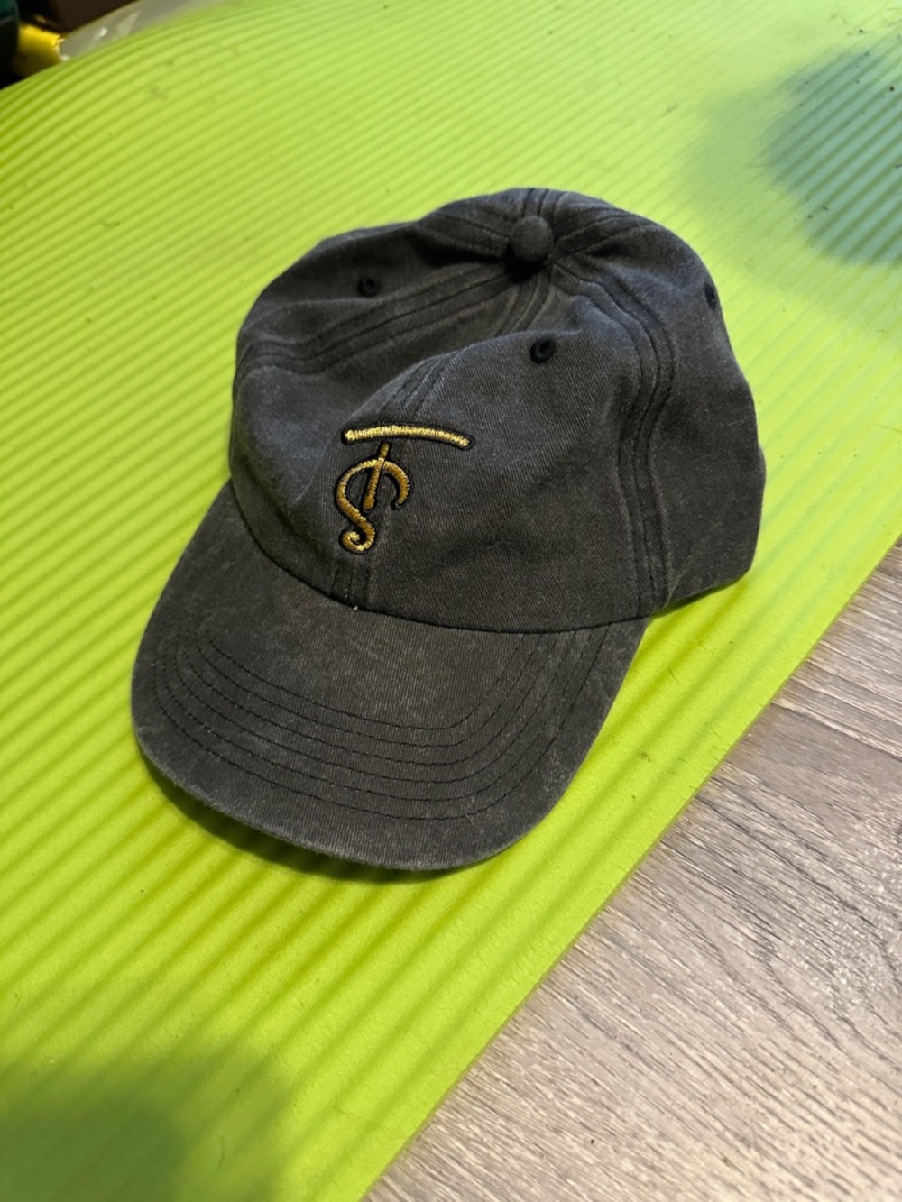 Taylor Swift Black Baseball Cap with Gold Logo